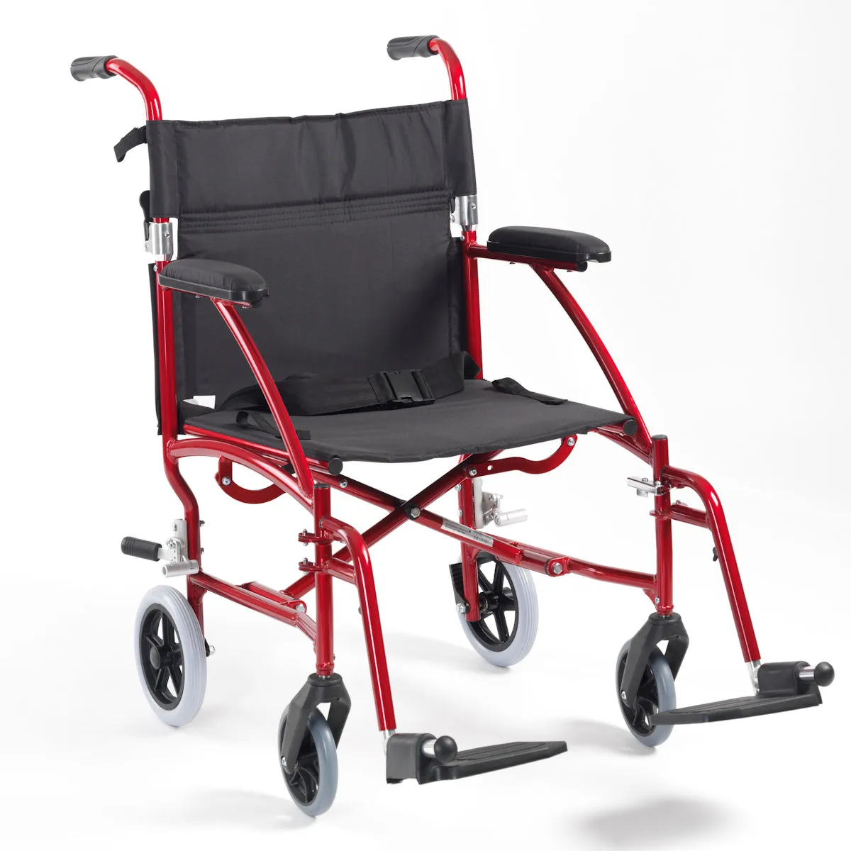 Drive Spirit Travel Chair in Red.jpg